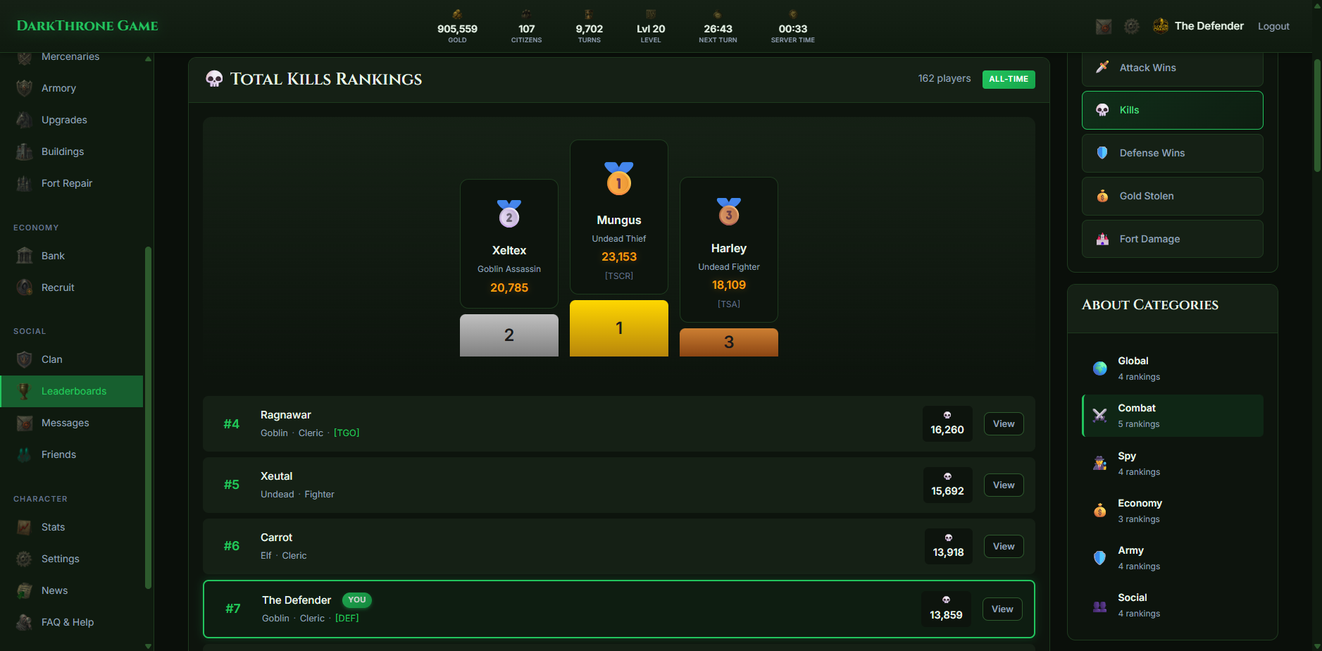 Leaderboards - Compete for Glory